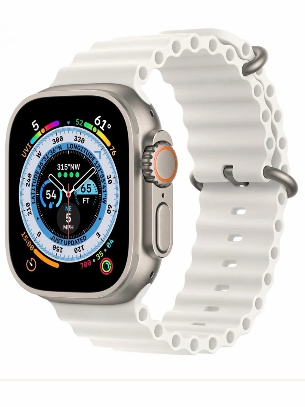 White Smartwatch  Band - Electronics Wearable